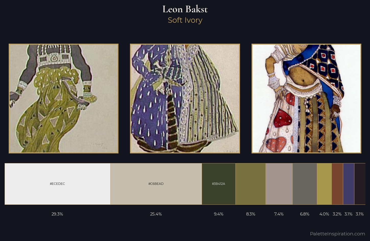 Leon Bakst Palette 9 — Soft Ivory