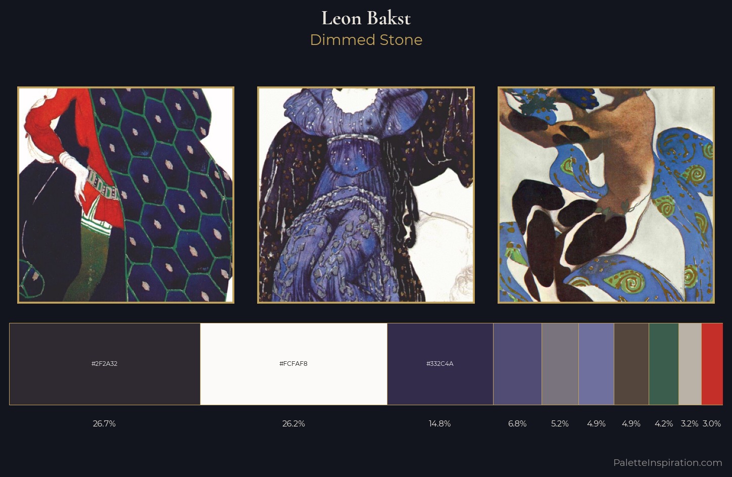 Leon Bakst Palette 10 — Dimmed Stone