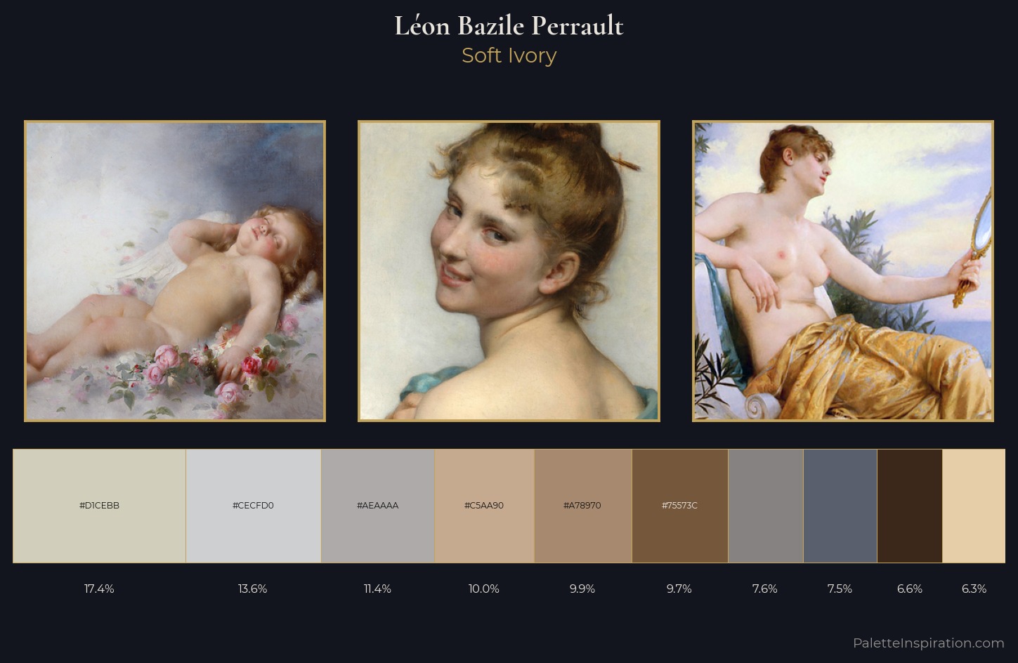 Léon Bazile Perrault Palette 2 — Soft Ivory