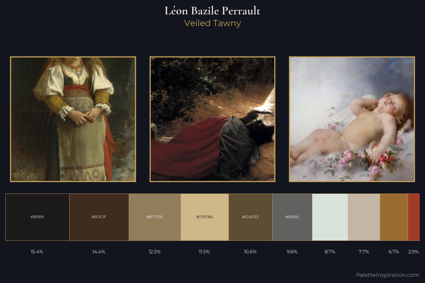 Léon Bazile Perrault Master Palette — Veiled Tawny
