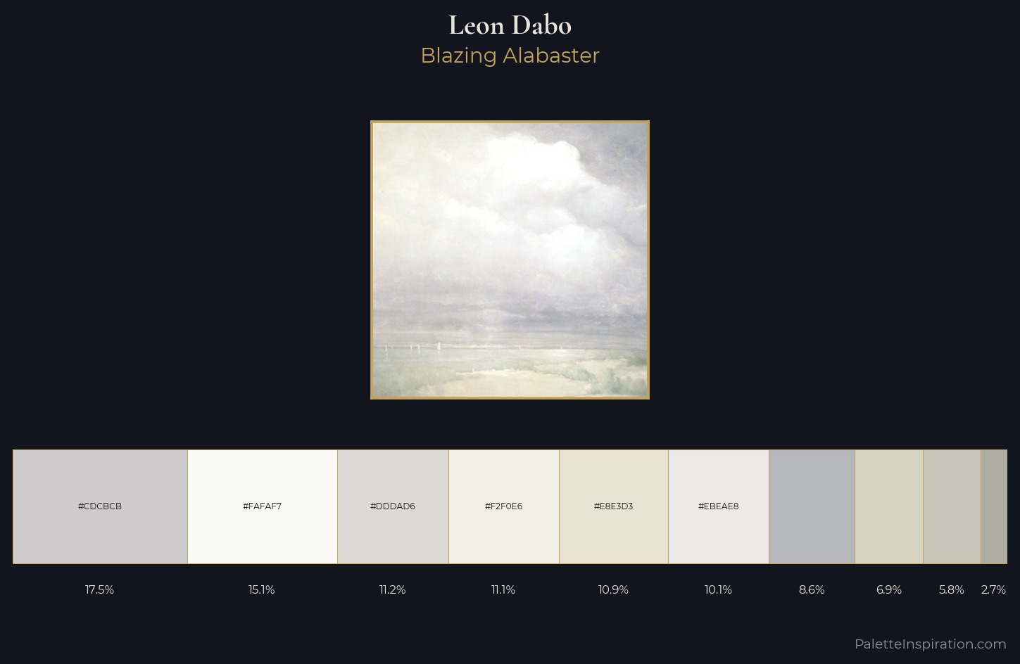 Leon Dabo Palette 1 — Blazing Alabaster