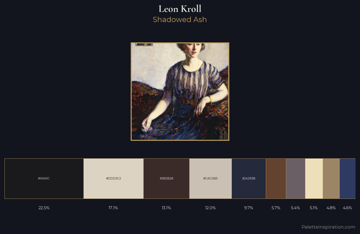 Leon Kroll Palette 2 — Shadowed Ash