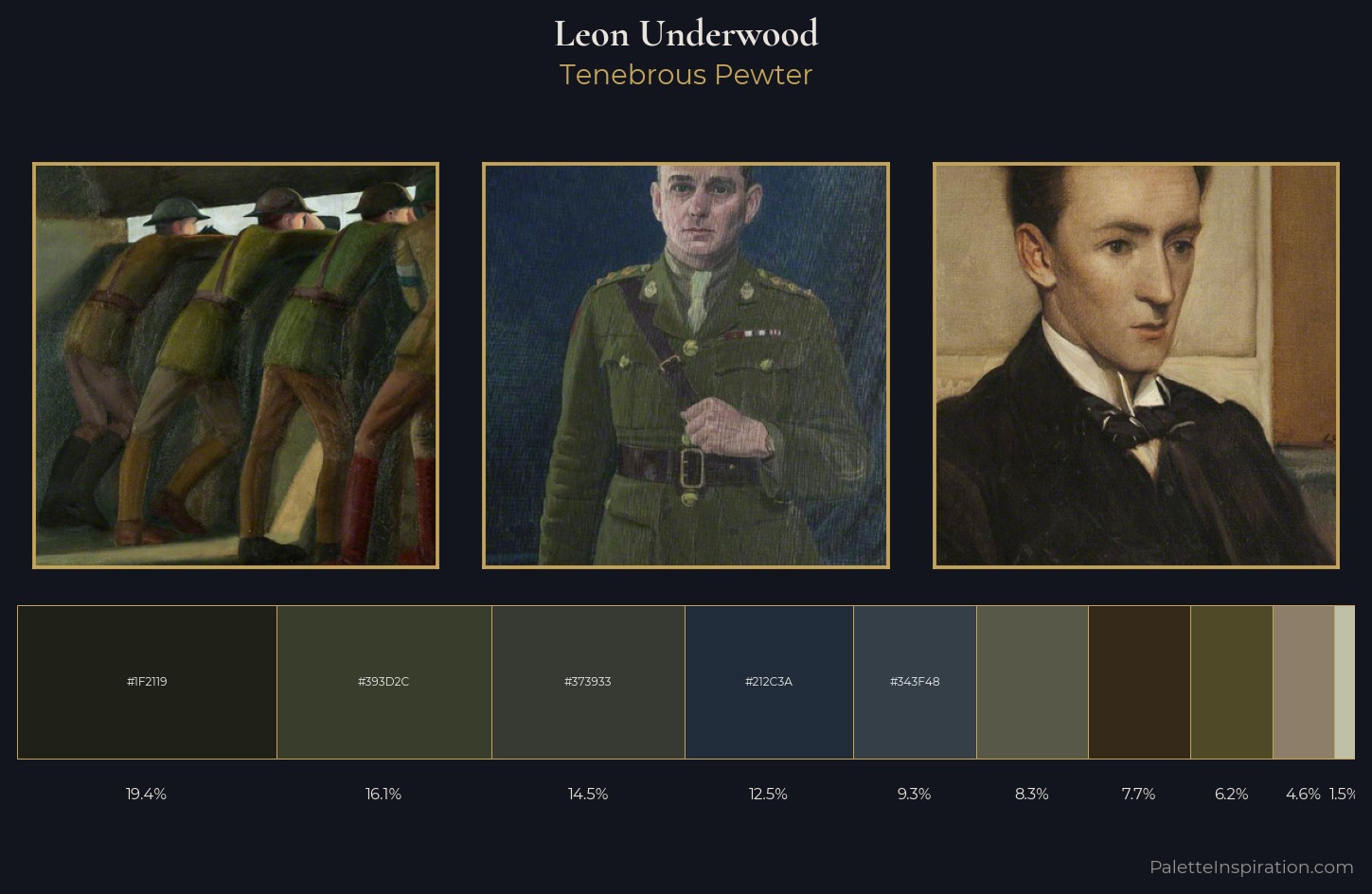 Leon Underwood Palette 3 — Tenebrous Pewter