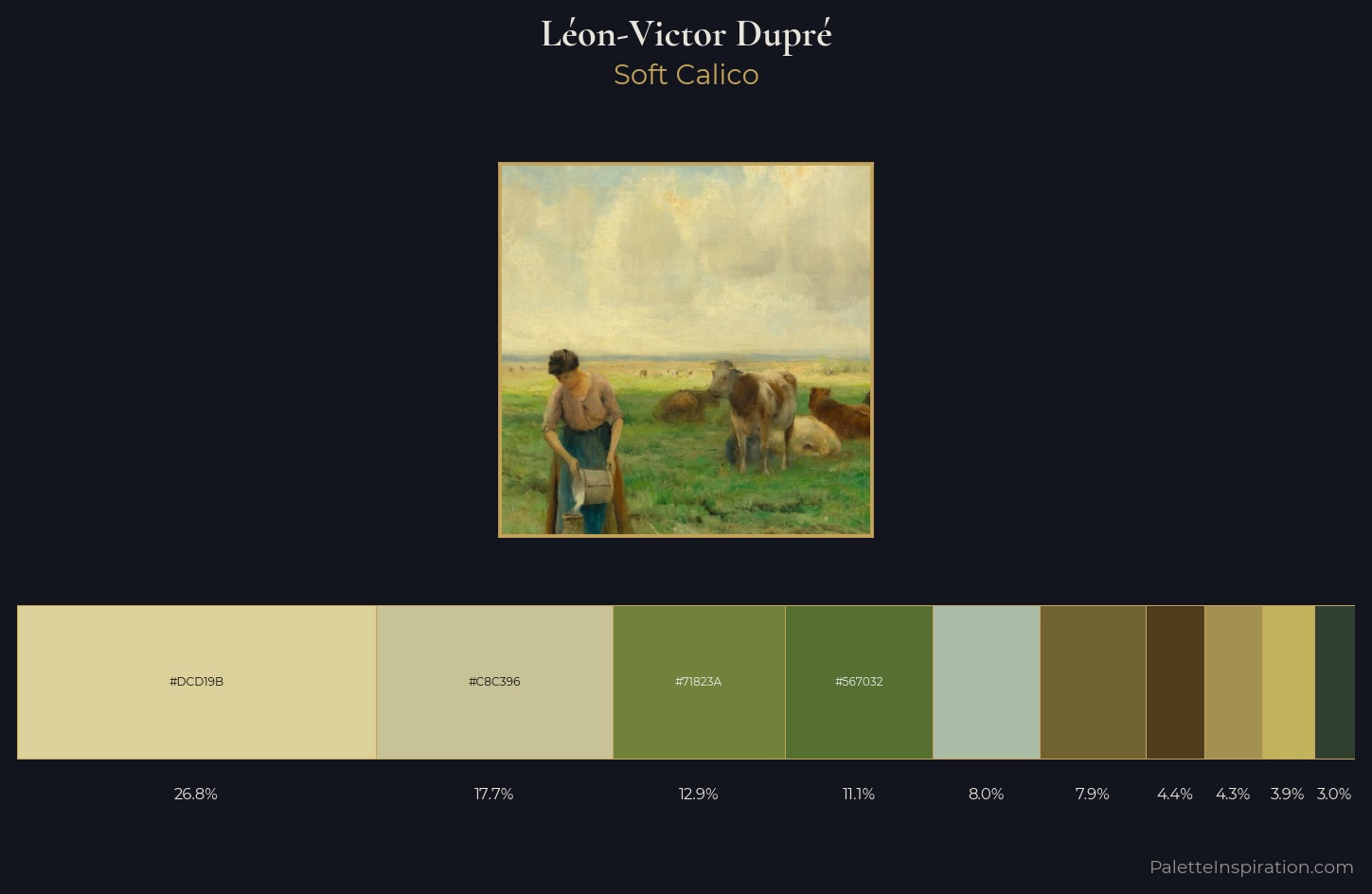 Léon-Victor Dupré Palette 1 — Soft Calico