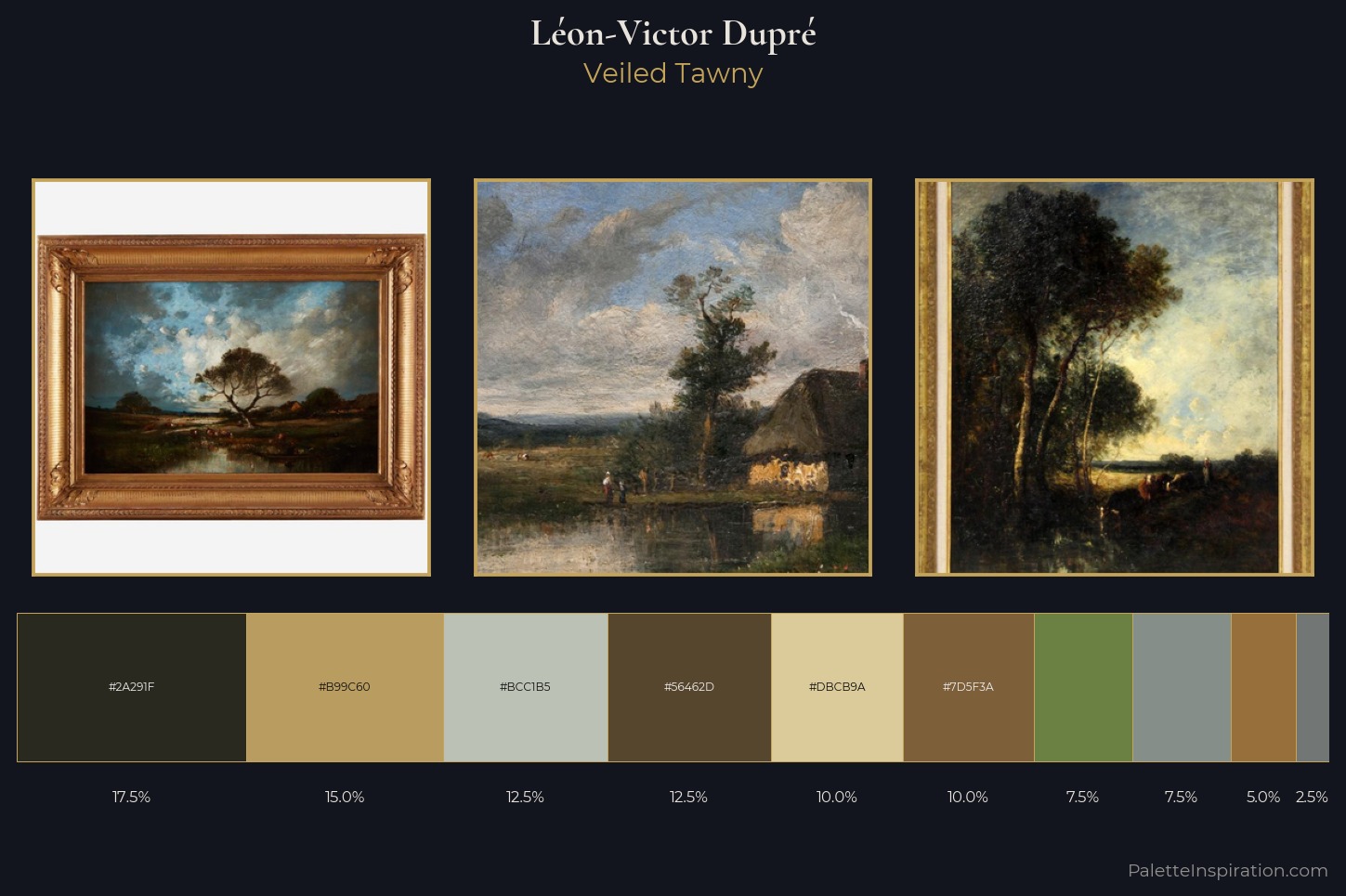 Léon-Victor Dupré Master Palette — Veiled Tawny