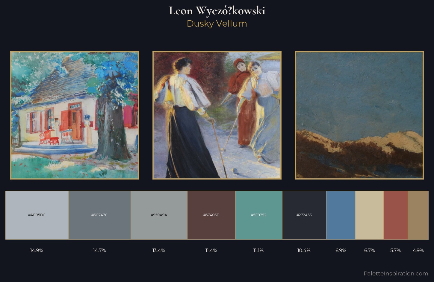 Leon Wyczółkowski Palette 2 — Dusky Vellum