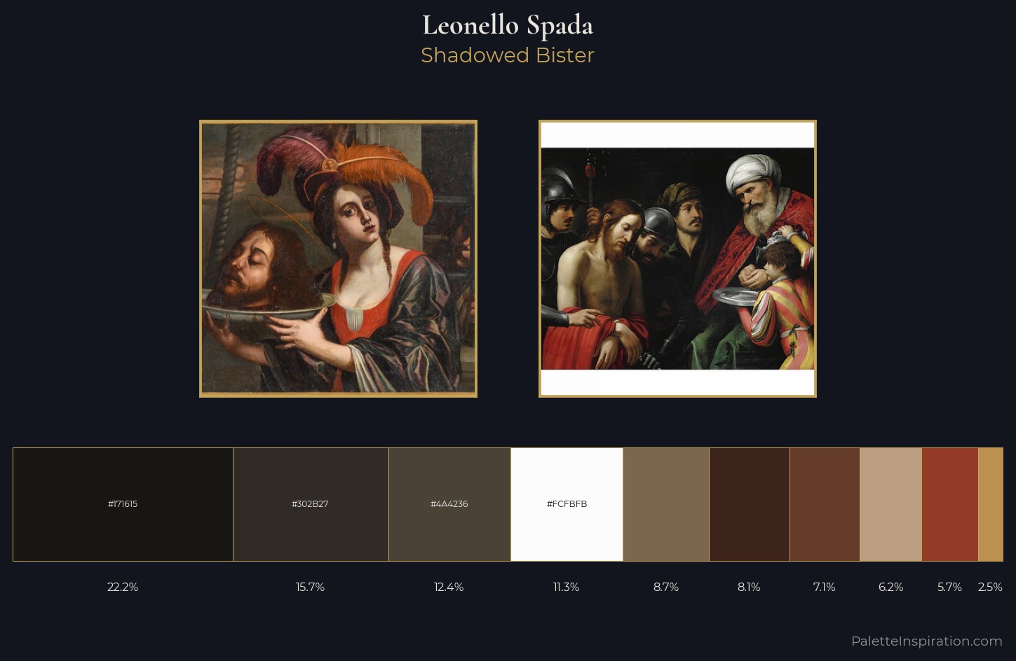 Leonello Spada Palette 2 — Shadowed Bister