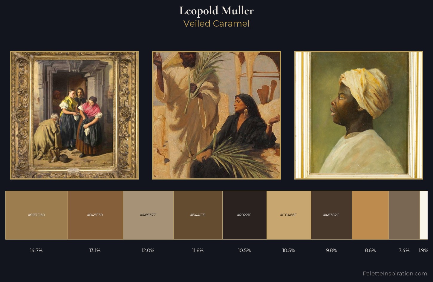 Leopold Muller Palette 1 — Veiled Caramel