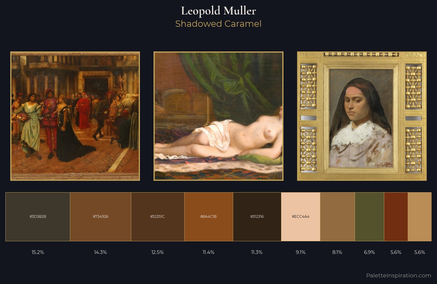 Leopold Muller Palette 3 — Shadowed Caramel