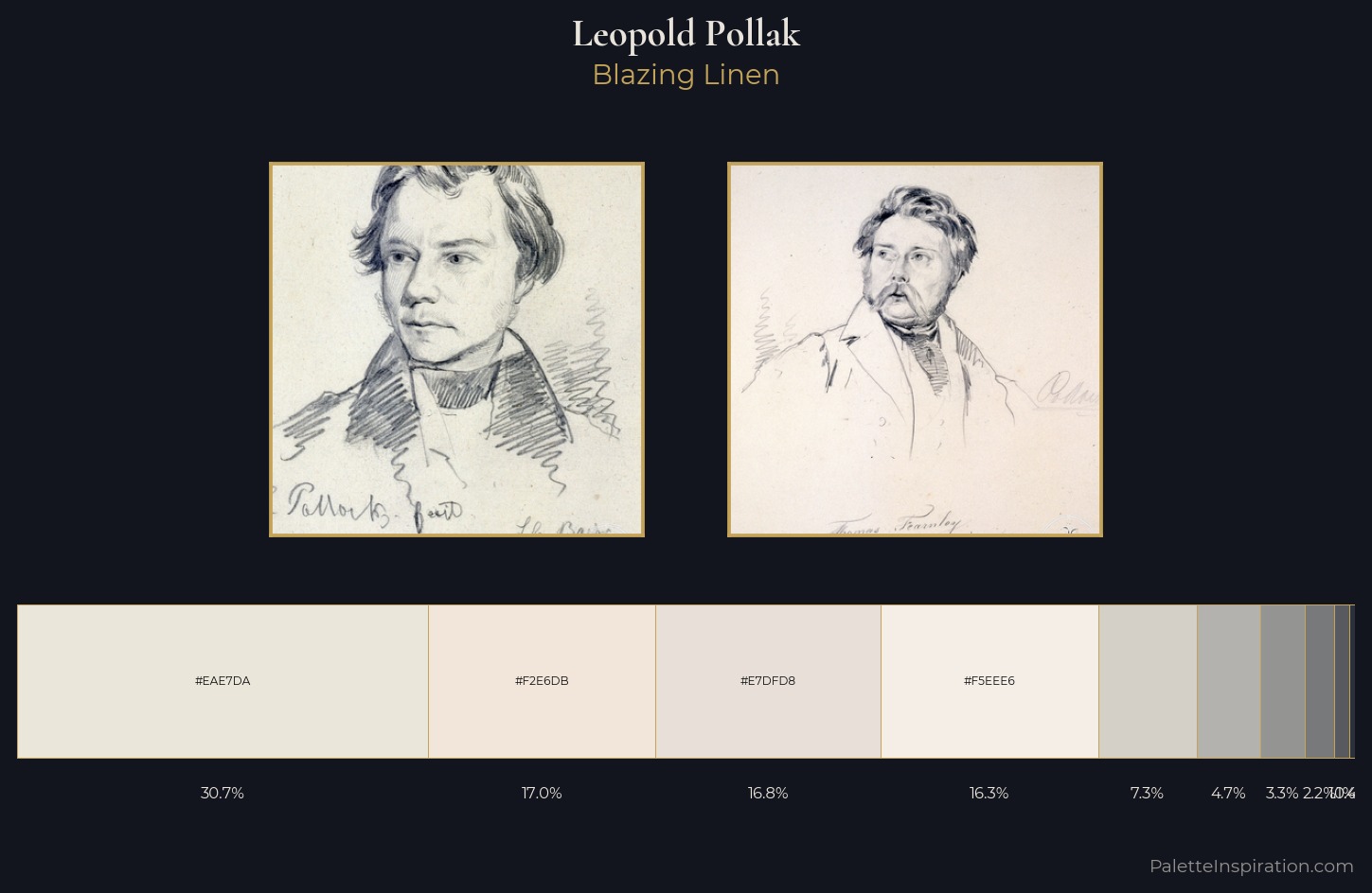 Leopold Pollak Palette 1 — Blazing Linen