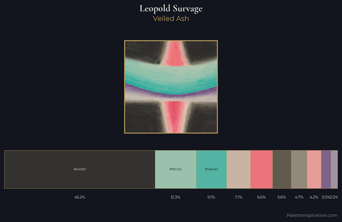 Leopold Survage Palette 1 — Veiled Ash