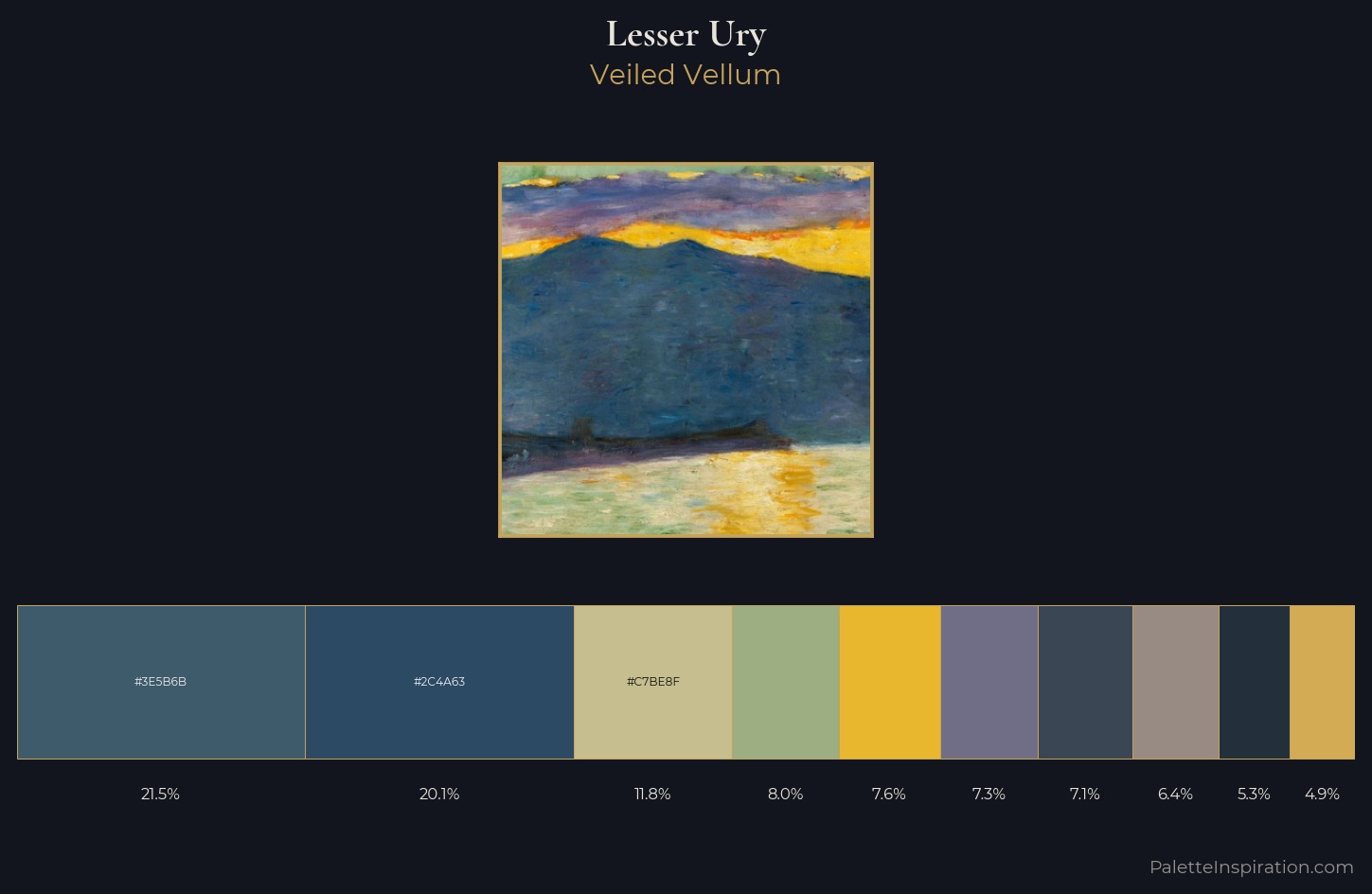 Lesser Ury Palette 2 — Veiled Vellum