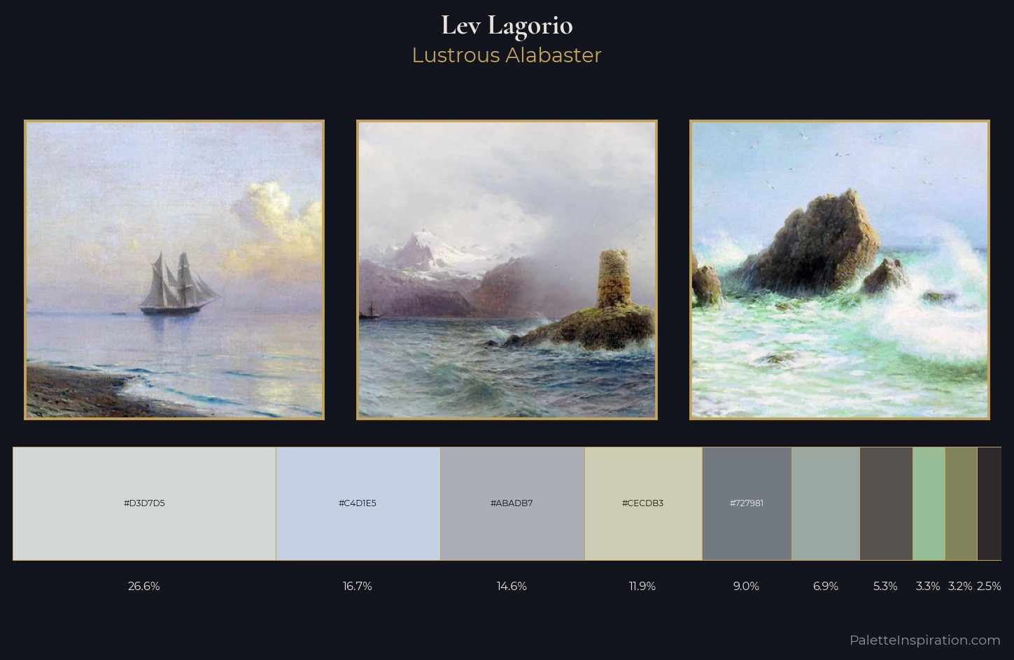 Lev Lagorio Palette 1 — Lustrous Alabaster
