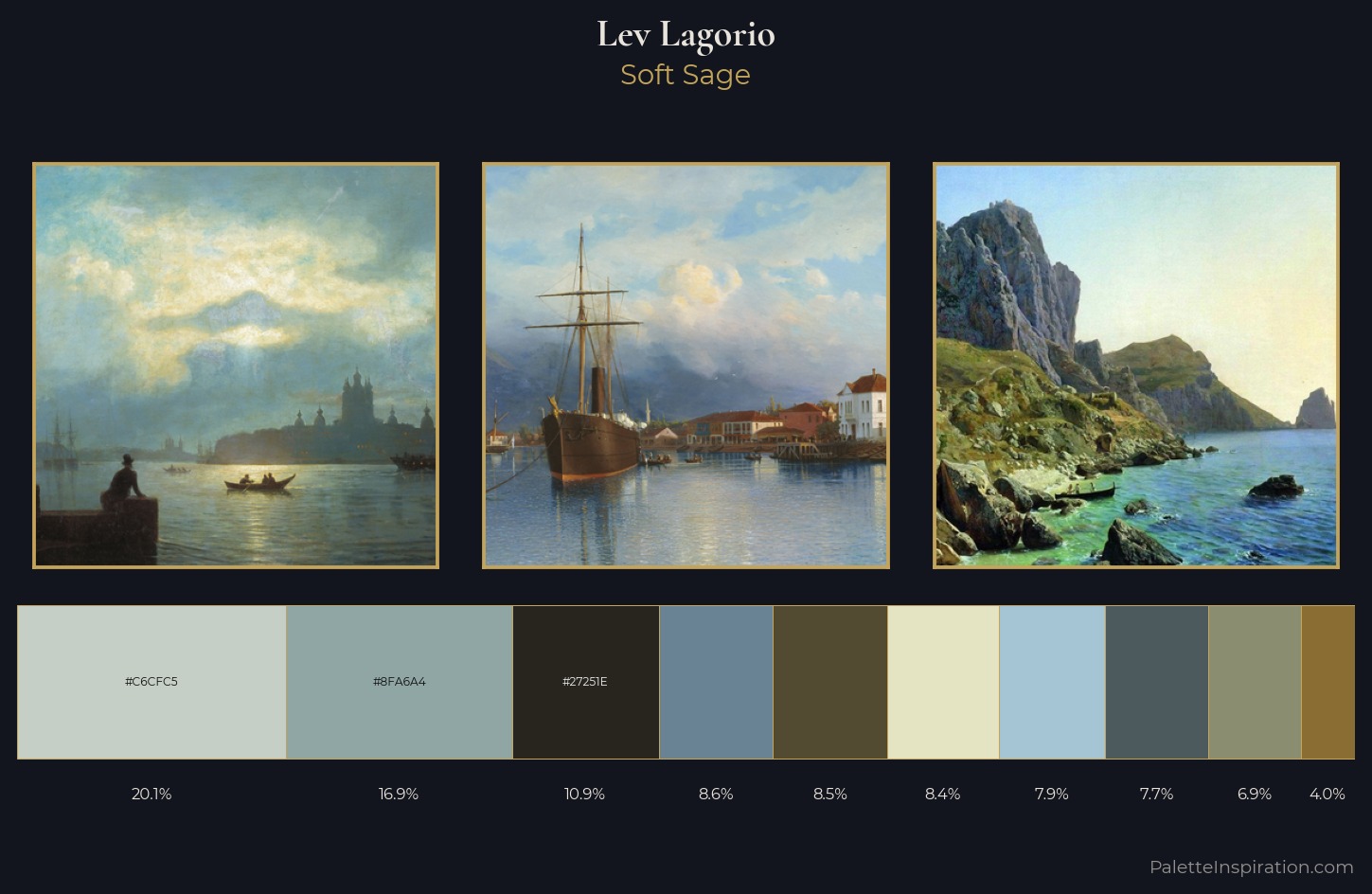 Lev Lagorio Palette 4 — Soft Sage