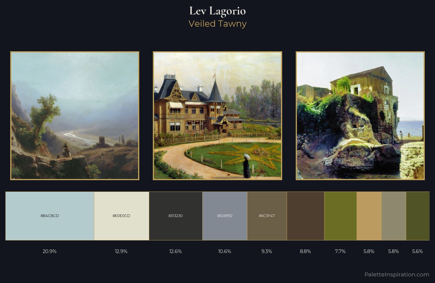 Lev Lagorio Palette 6 — Veiled Tawny