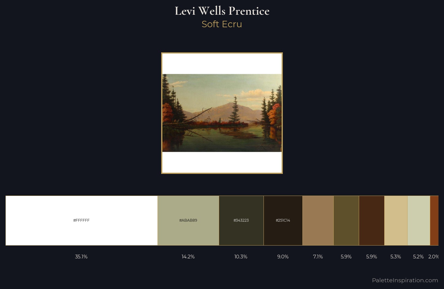 Levi Wells Prentice Palette 1 — Soft Ecru