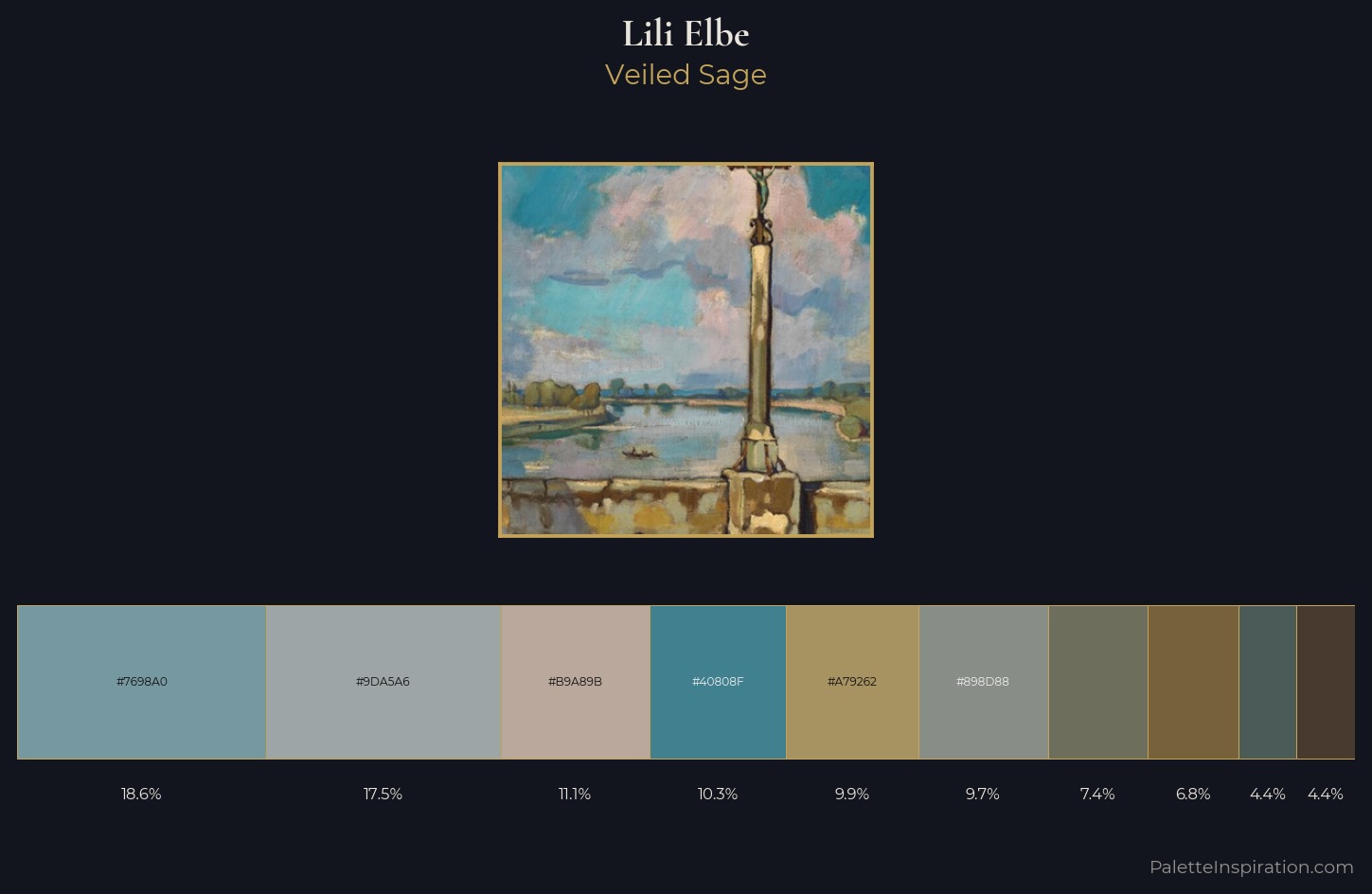 Lili Elbe Palette 4 — Veiled Sage