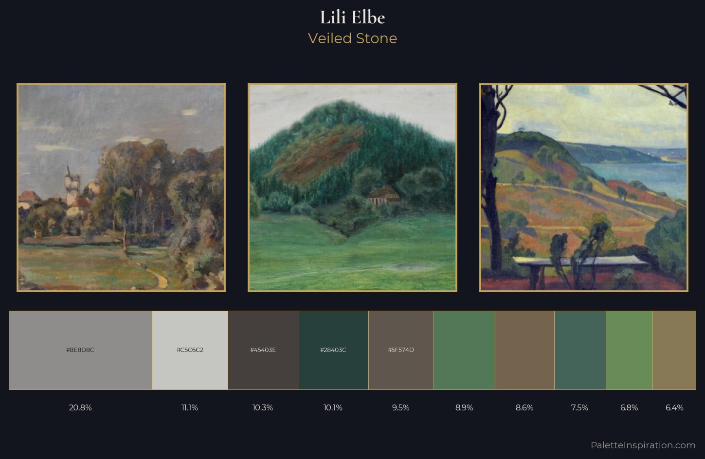 Lili Elbe Palette 5 — Veiled Stone
