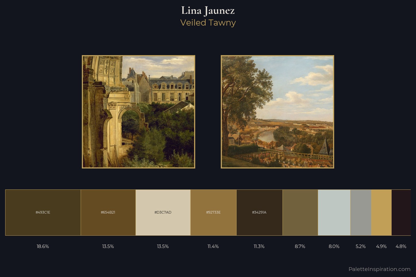 Lina Jaunez Master Palette — Veiled Tawny