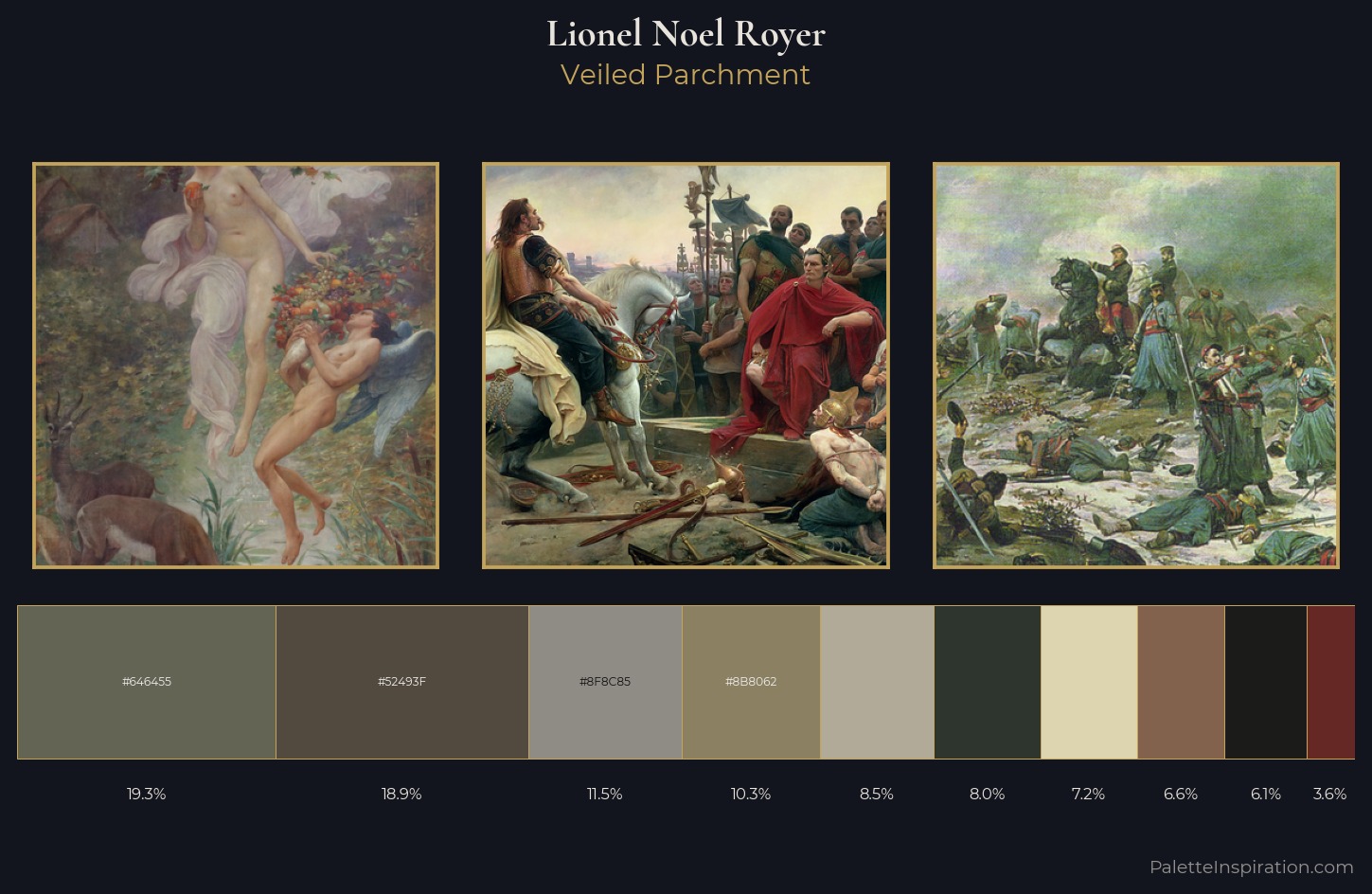 Lionel Noel Royer Palette 4 — Veiled Parchment