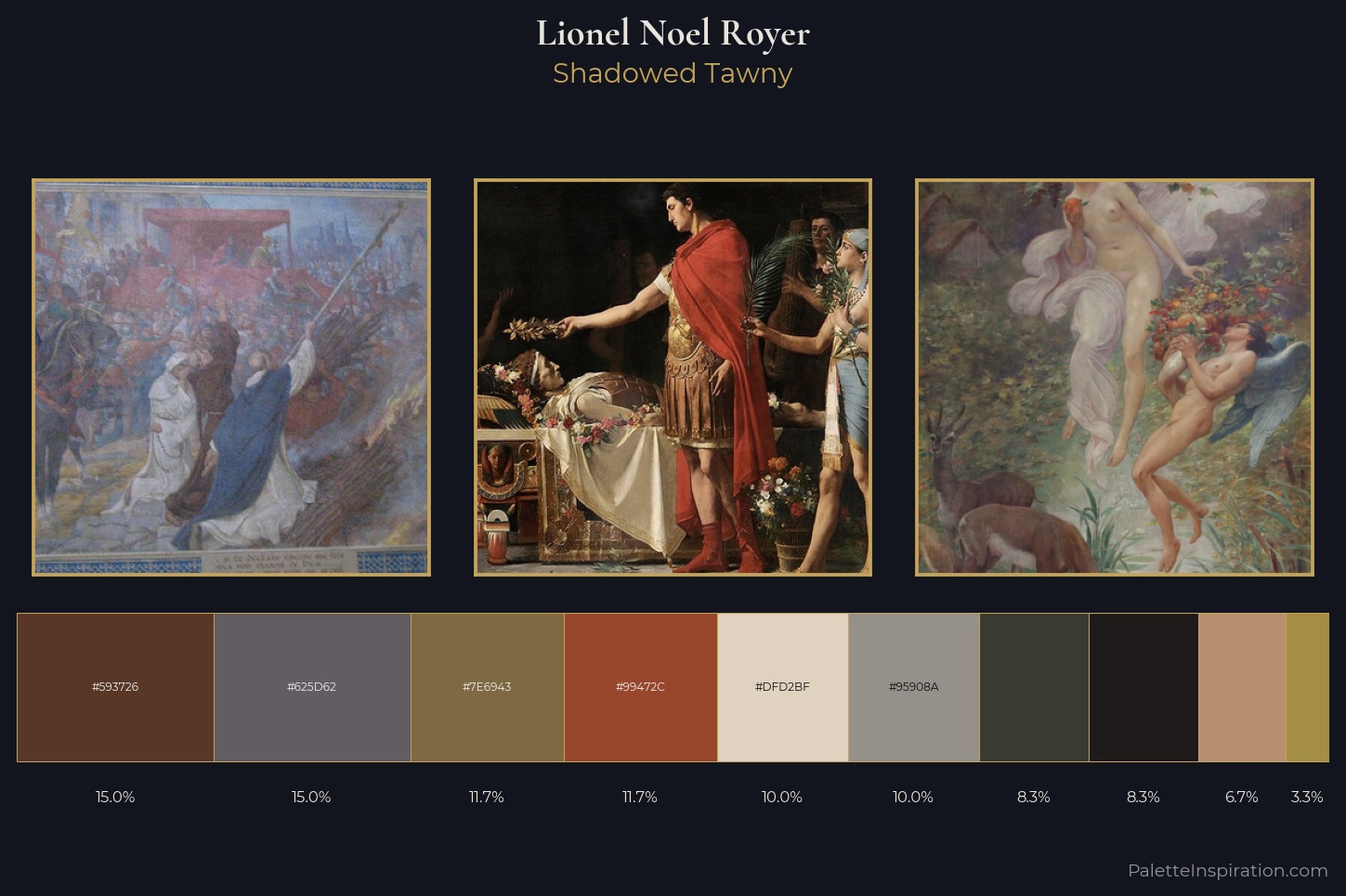 Lionel Noel Royer Master Palette — Shadowed Tawny
