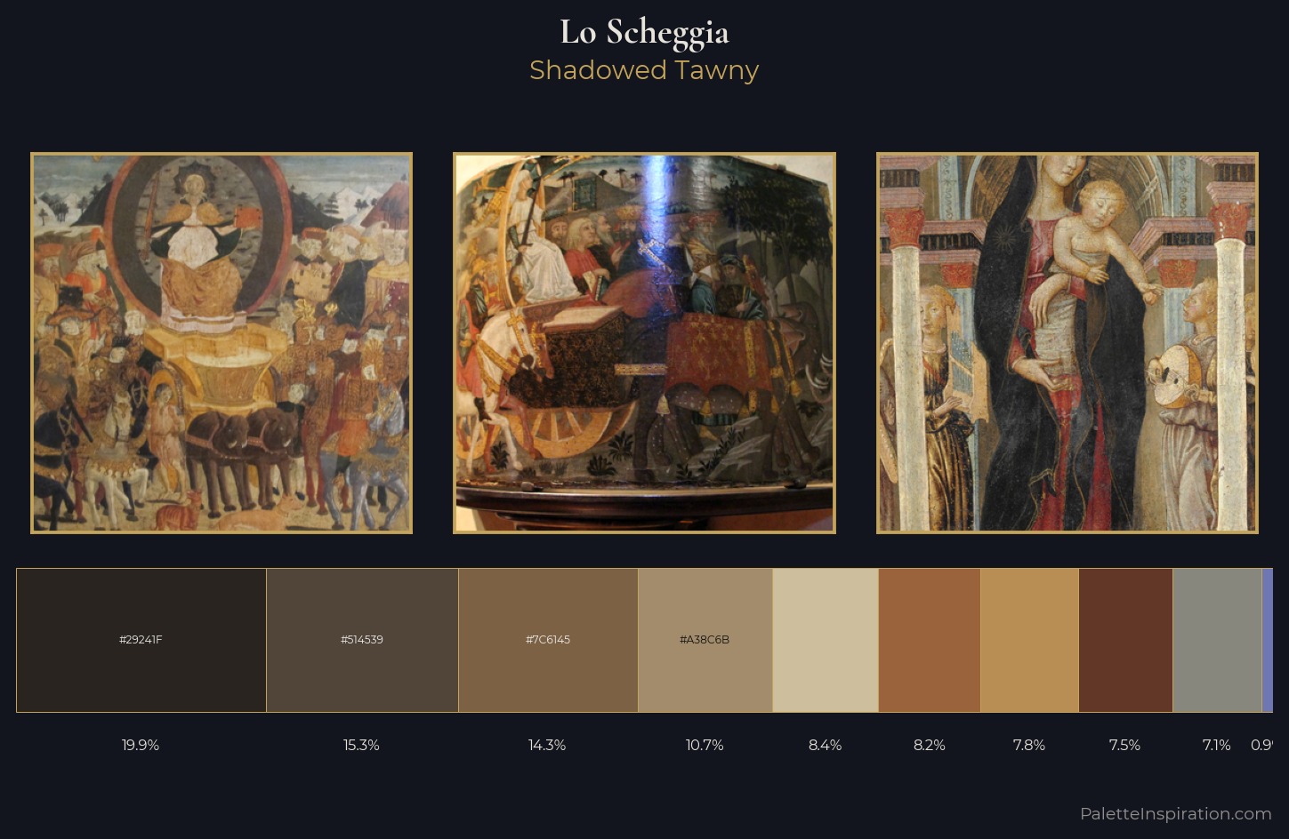 Lo Scheggia Palette 2 — Shadowed Tawny