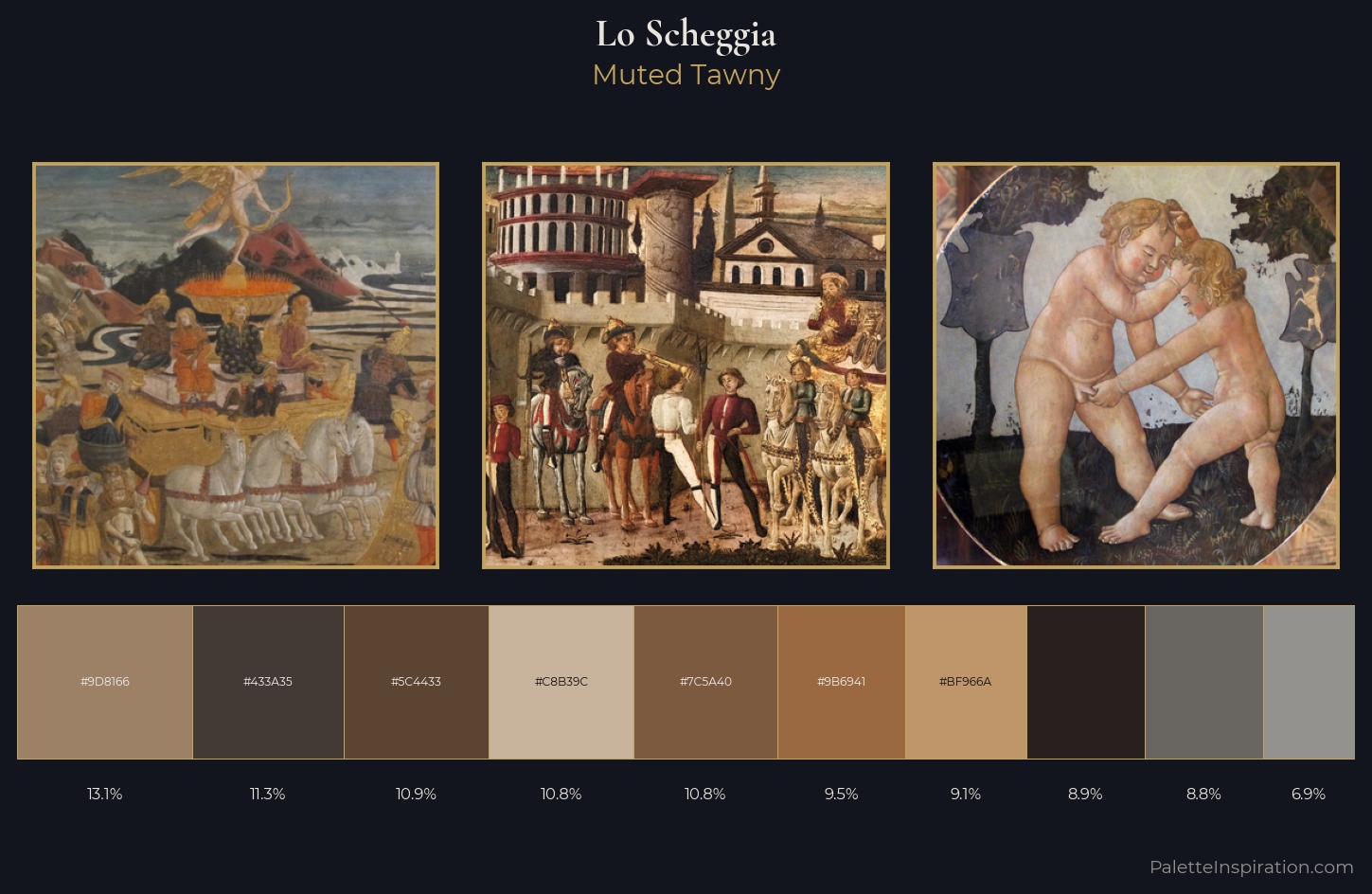 Lo Scheggia Palette 3 — Muted Tawny