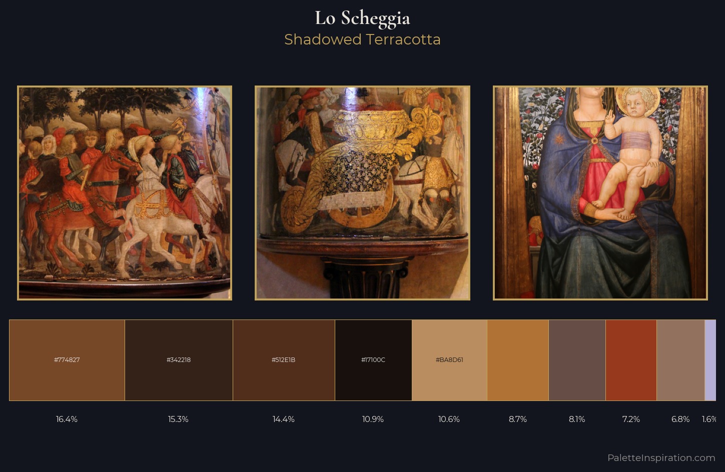 Lo Scheggia Palette 8 — Shadowed Terracotta
