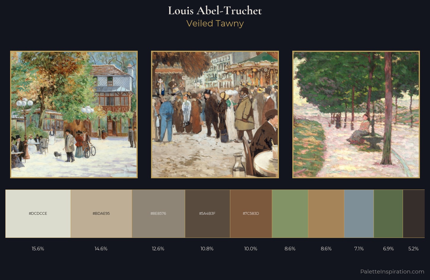 Louis Abel-Truchet Palette 2 — Veiled Tawny