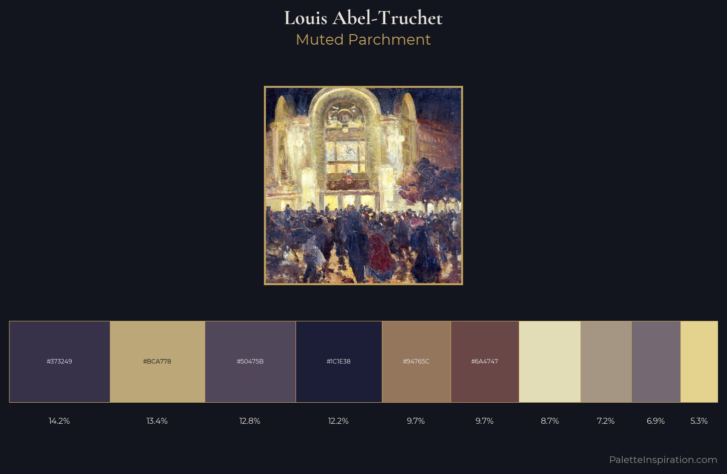 Louis Abel-Truchet Palette 3 — Muted Parchment