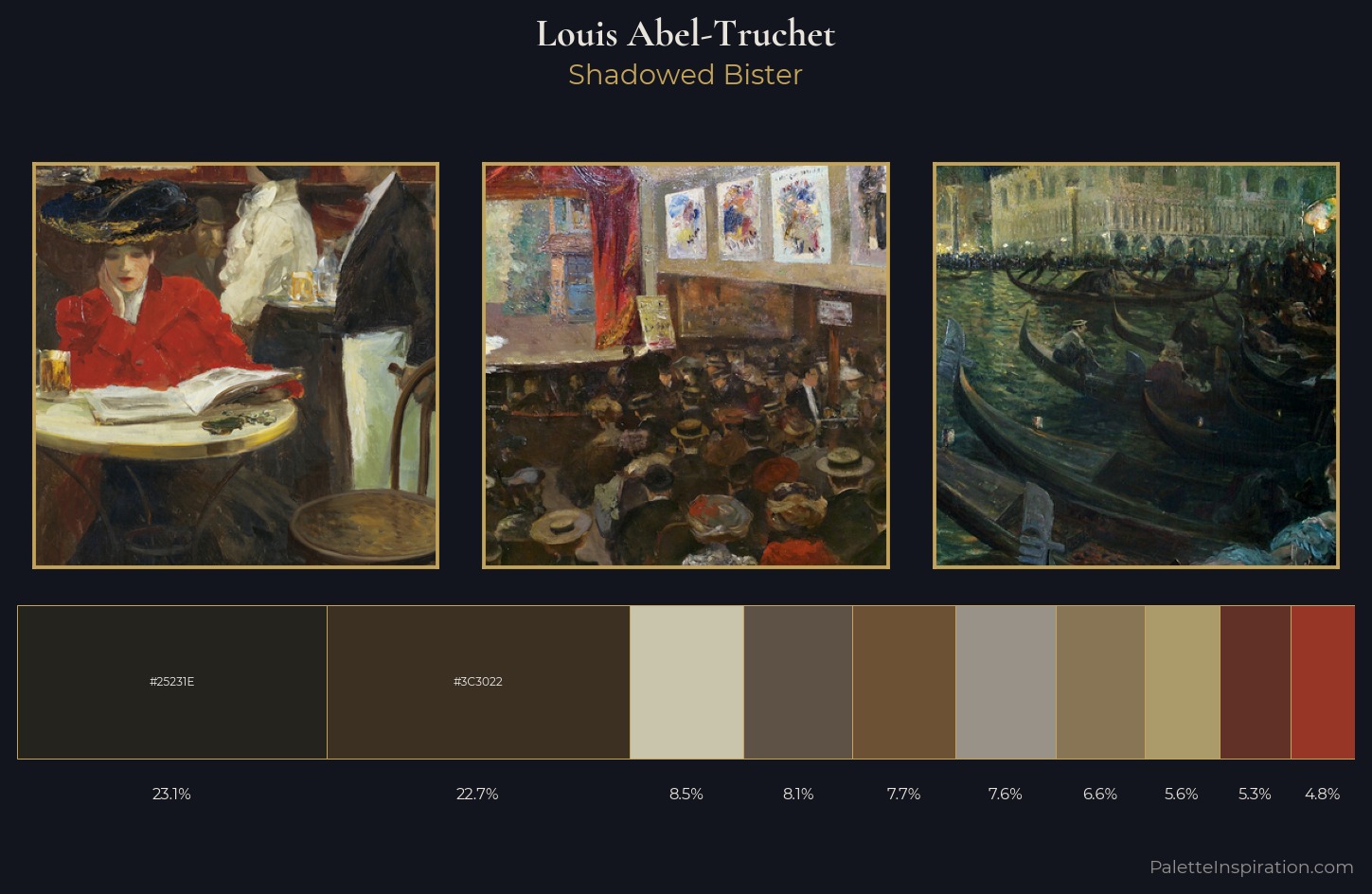 Louis Abel-Truchet Palette 5 — Shadowed Bister