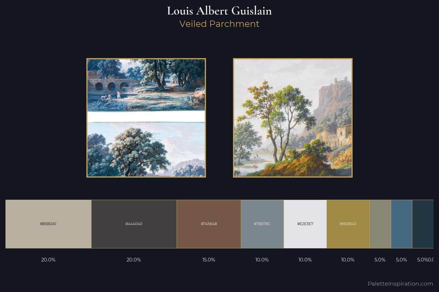 Louis Albert Guislain Master Palette — Veiled Parchment