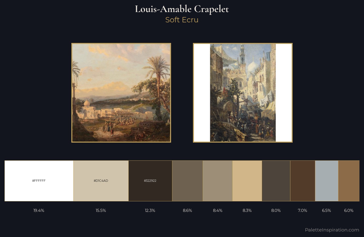 Louis-Amable Crapelet Palette 3 — Soft Ecru
