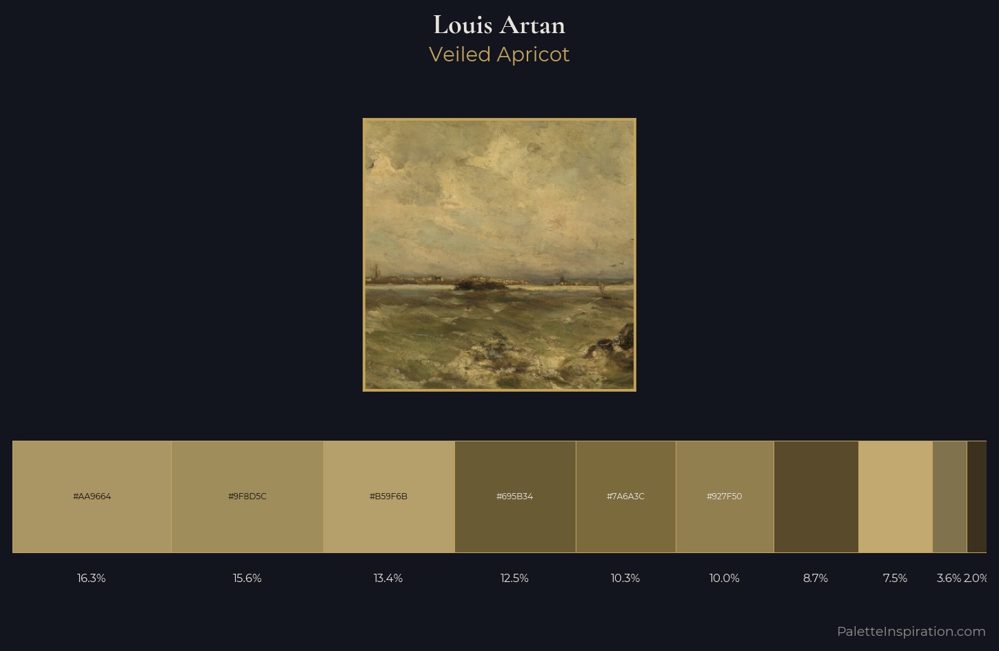 Louis Artan Palette 3 — Veiled Apricot