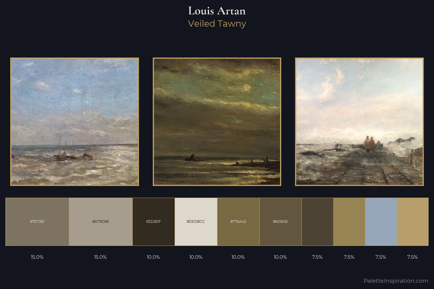 Louis Artan Master Palette — Veiled Tawny