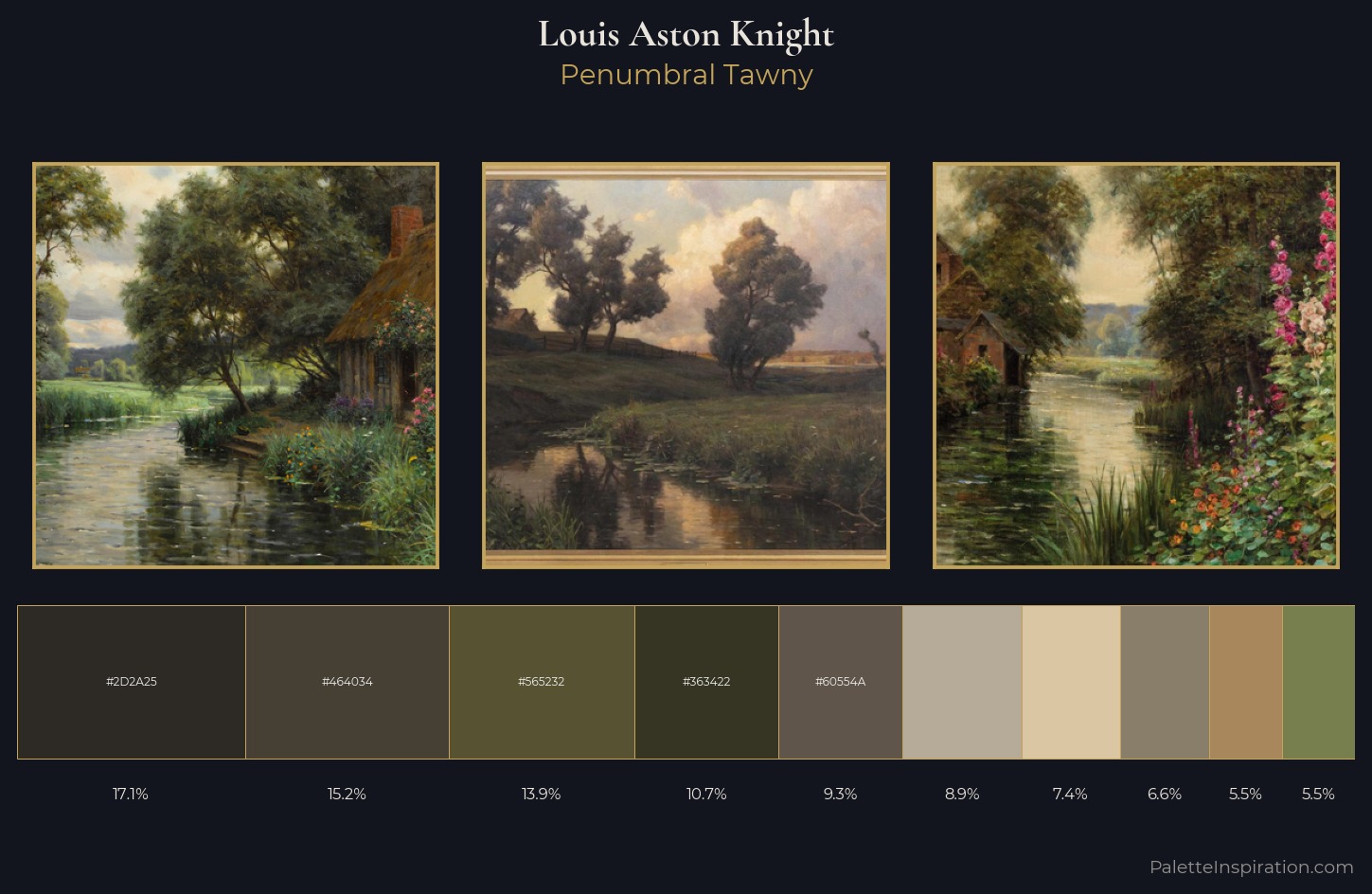 Louis Aston Knight Palette 2 — Penumbral Tawny