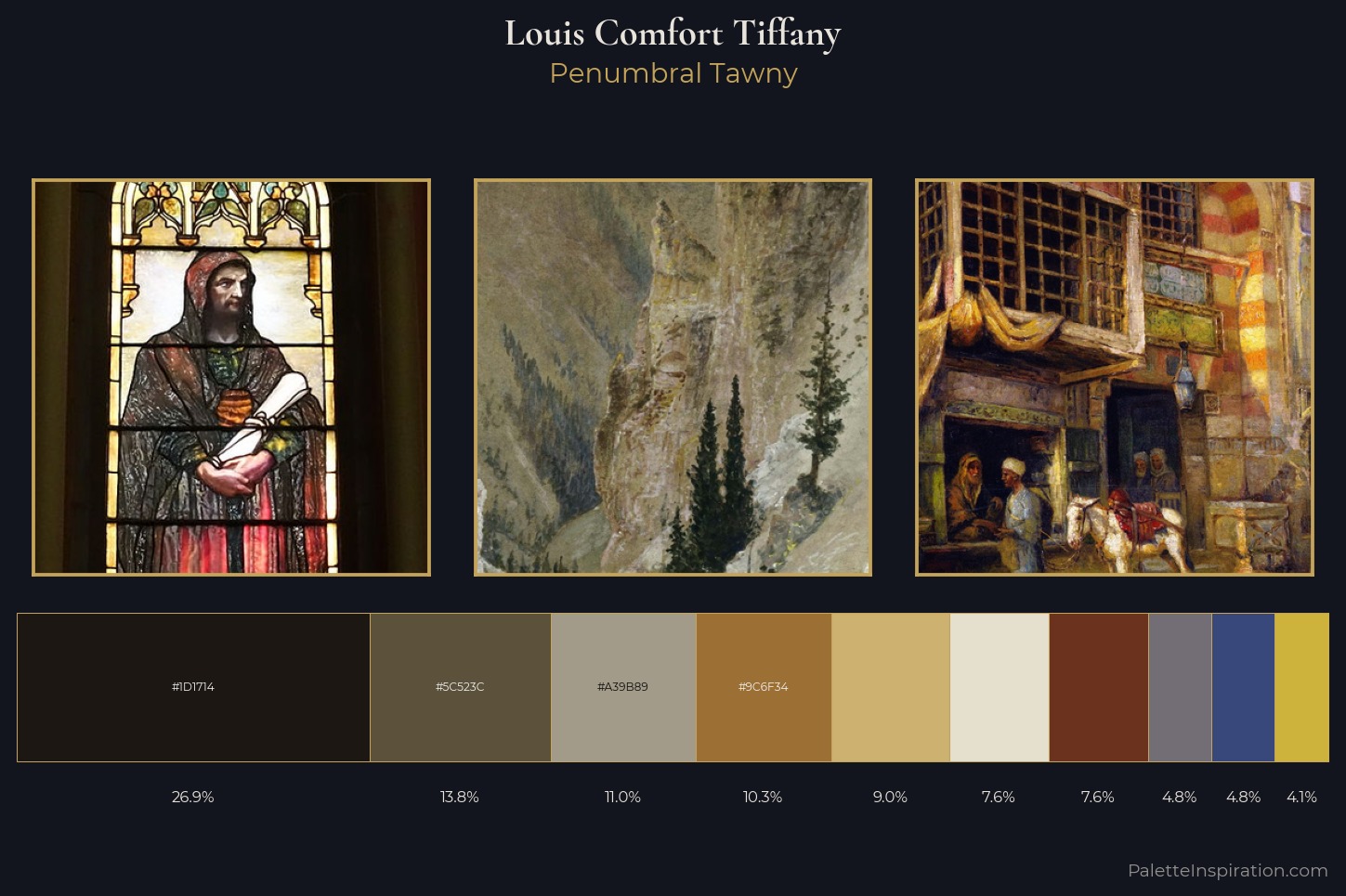 Louis Comfort Tiffany Master Palette