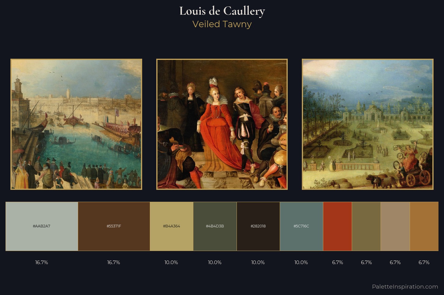 Louis de Caullery Master Palette — Veiled Tawny