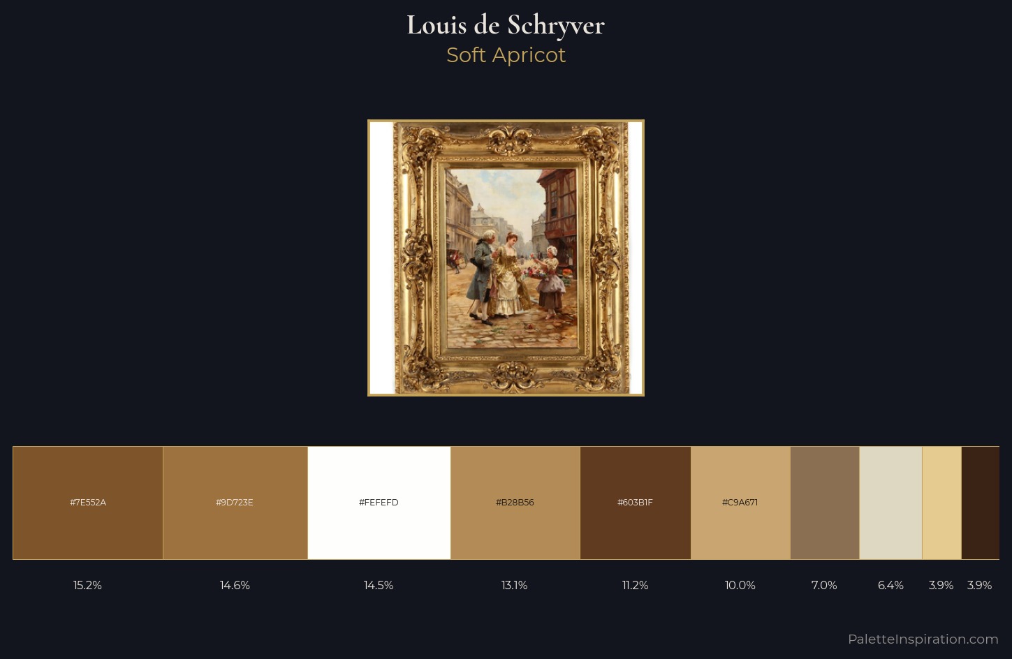 Louis de Schryver Palette 1 — Soft Apricot