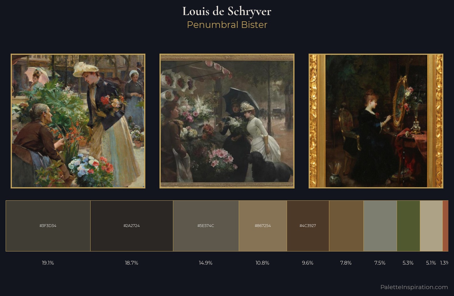 Louis de Schryver Palette 4 — Penumbral Bister