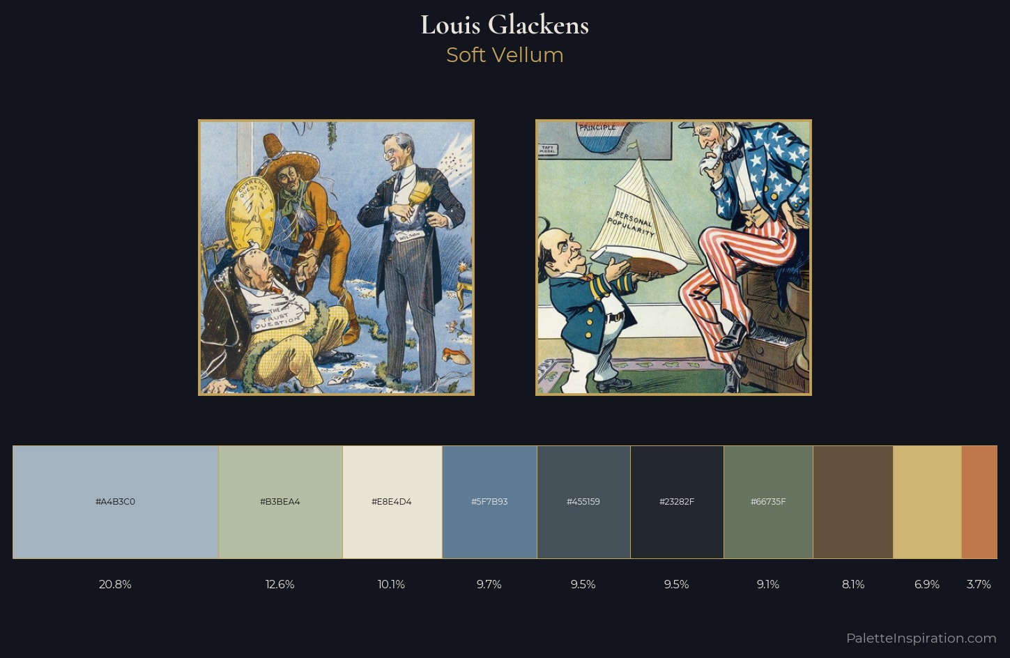 Louis Glackens Palette 4 — Soft Vellum