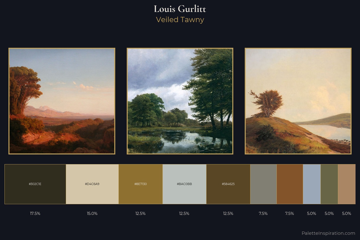 Louis Gurlitt Master Palette — Veiled Tawny