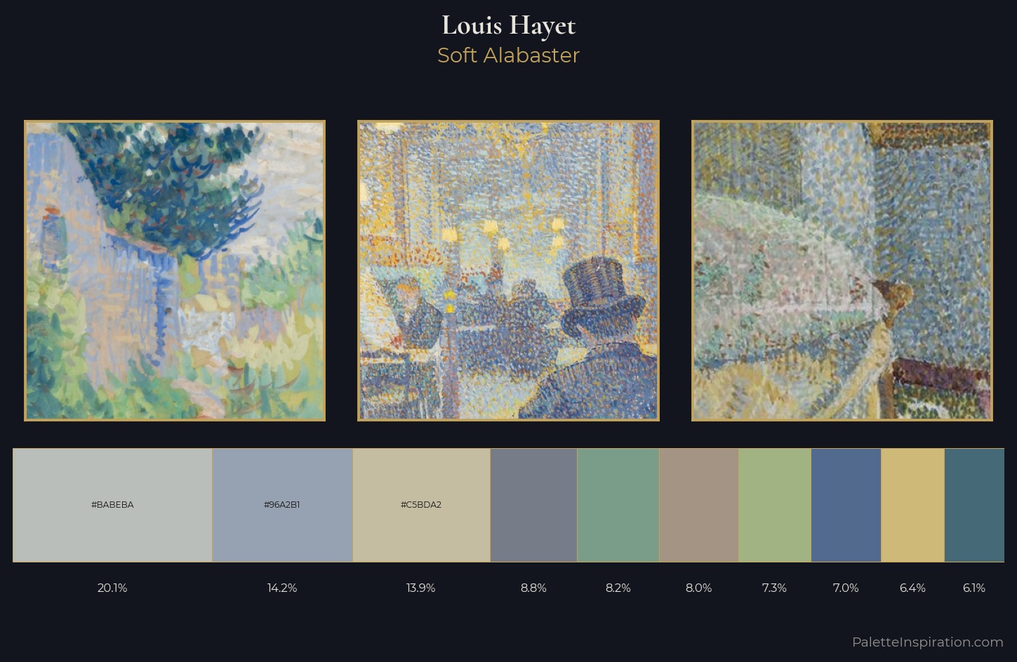 Louis Hayet Palette 3 — Soft Alabaster