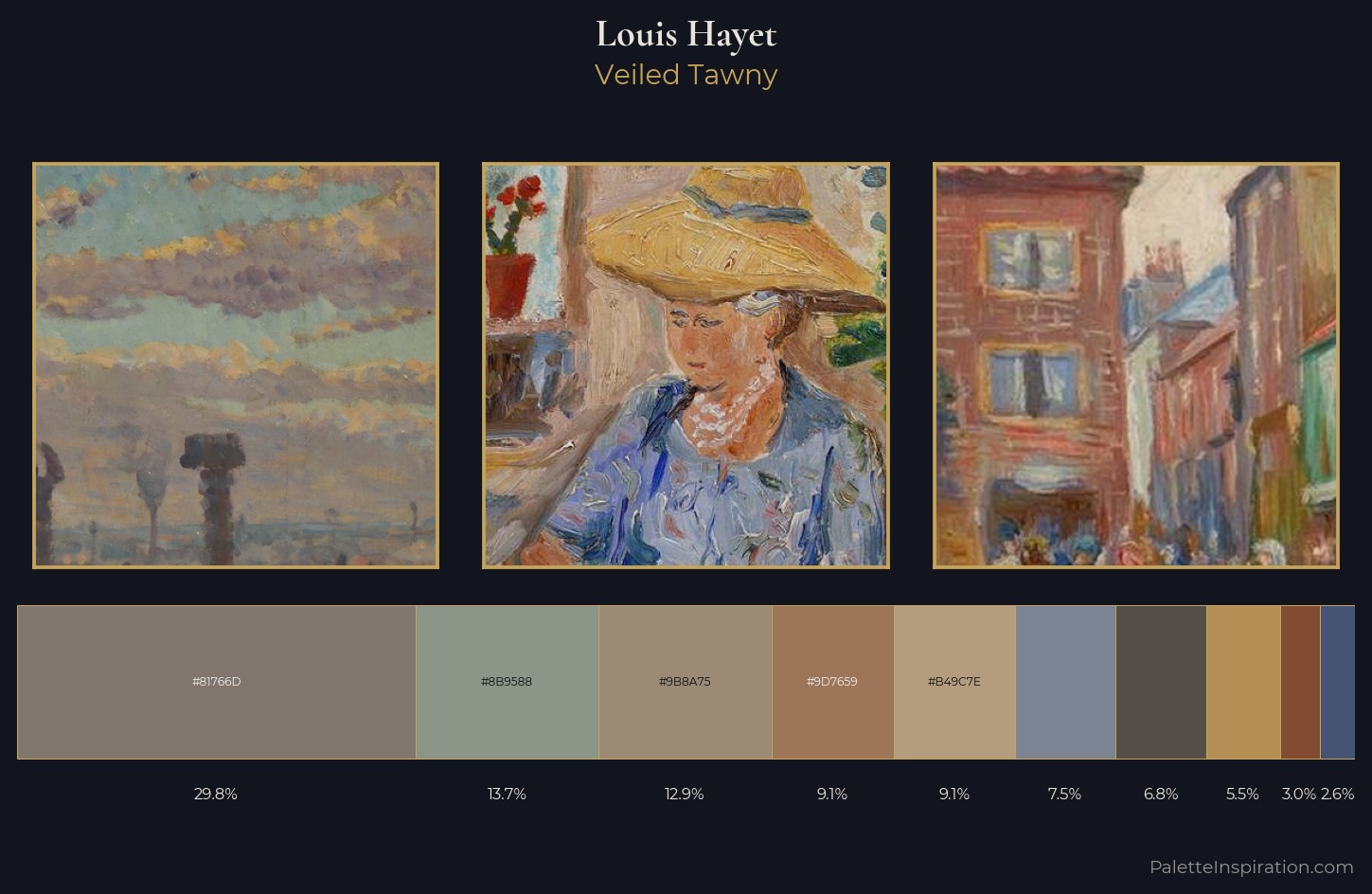 Louis Hayet Palette 4 — Veiled Tawny
