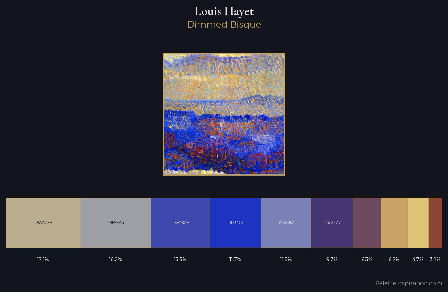 Louis Hayet Palette 5 — Dimmed Bisque