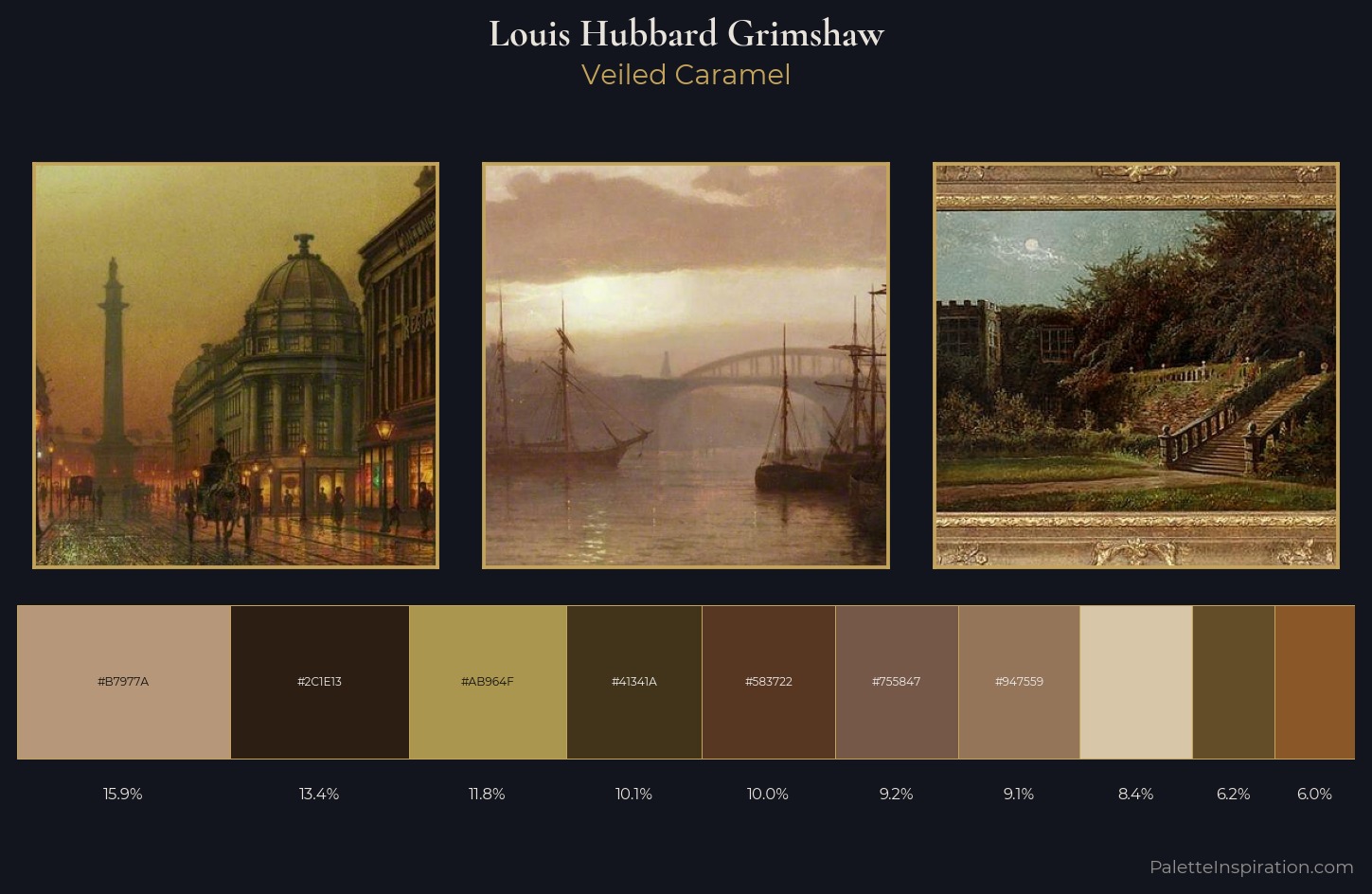 Louis Hubbard Grimshaw Palette 2 — Veiled Caramel