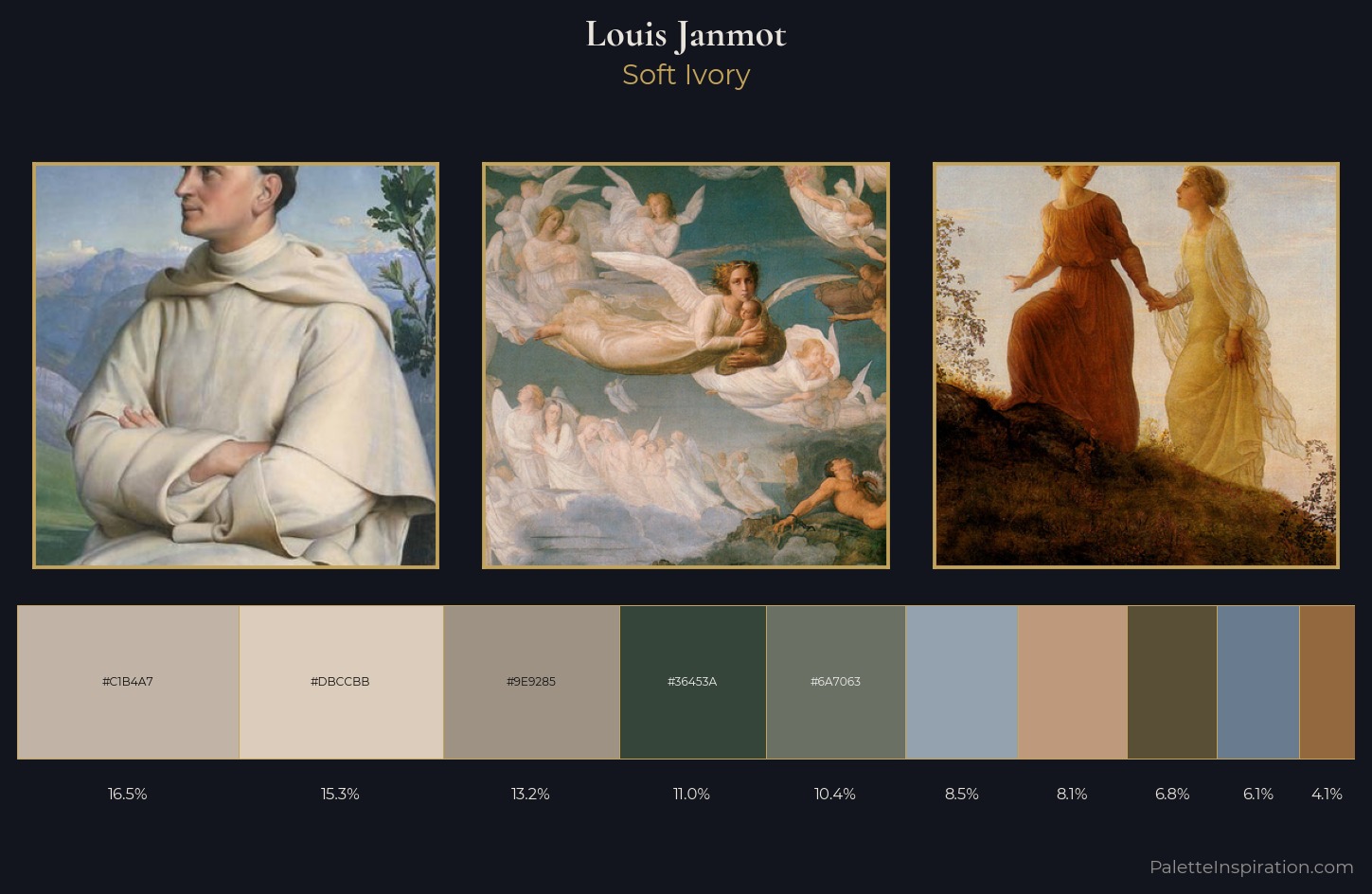 Louis Janmot Palette 1 — Soft Ivory