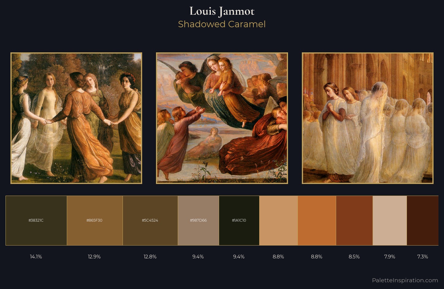 Louis Janmot Palette 4 — Shadowed Caramel