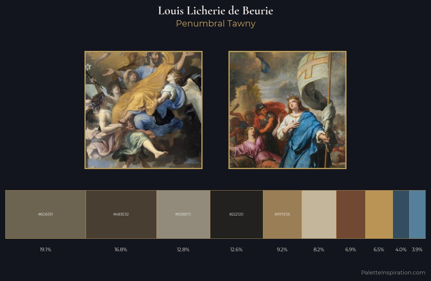 Louis Licherie de Beurie Palette 1 — Penumbral Tawny
