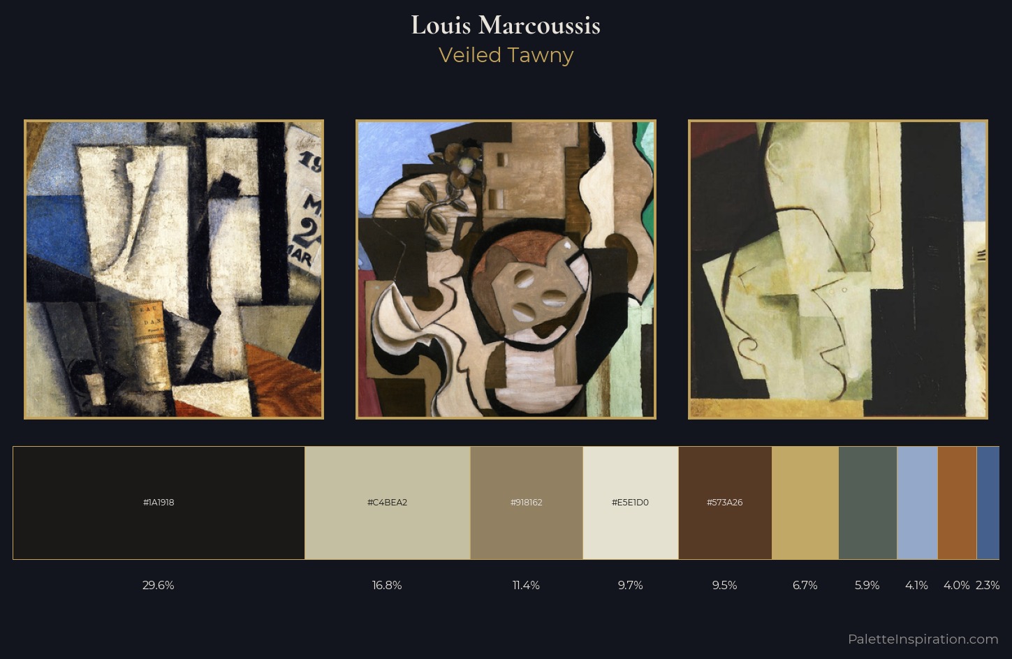 Louis Marcoussis Palette 5 — Veiled Tawny